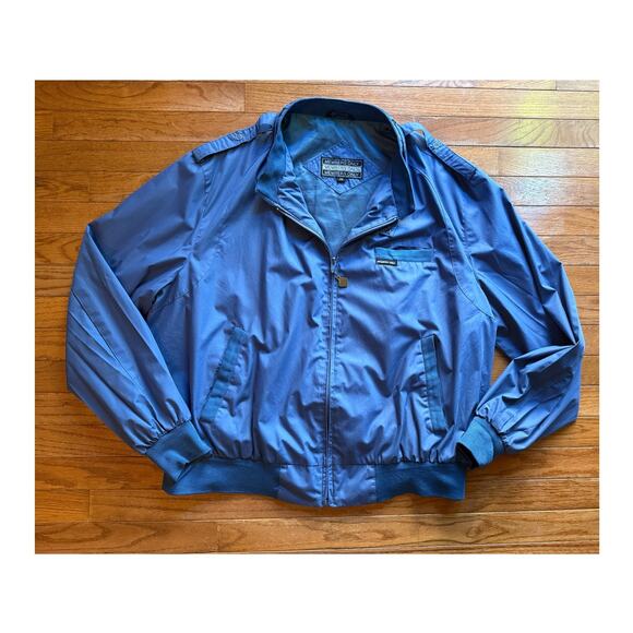 Members Only Jacket Zip up Blue 2X - Picture 3 of 10